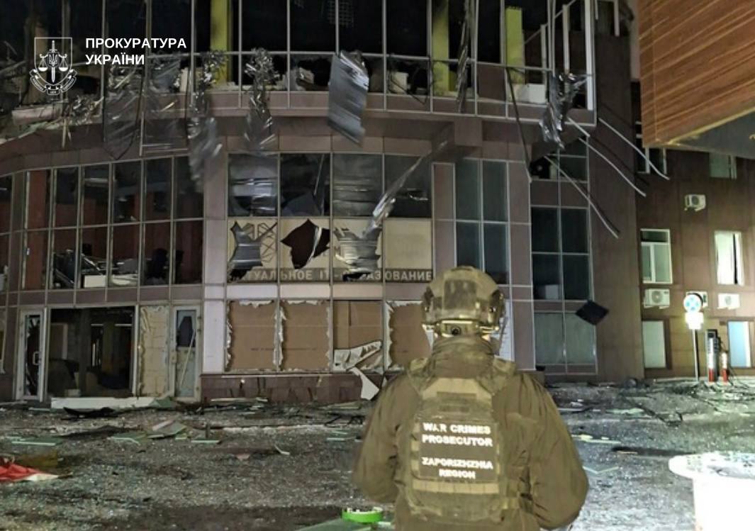Нічні удари ворожих БпЛА по Запоріжжю розслідують як воєнний злочин