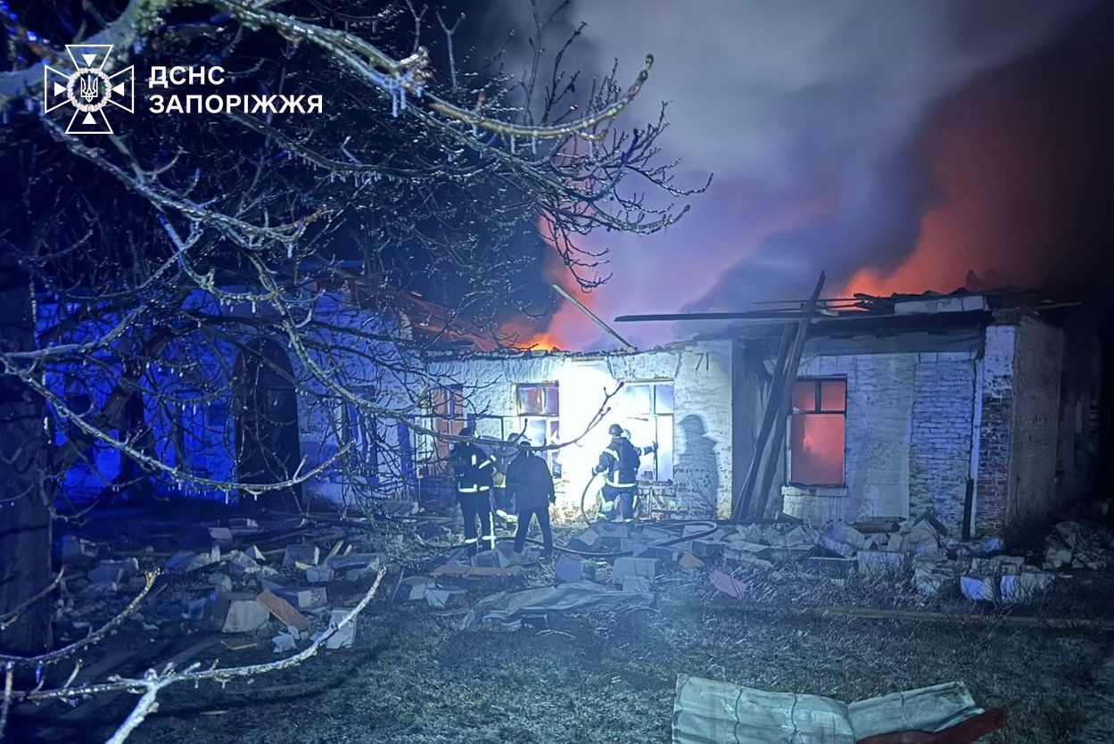 В Запорізькій області через ворожі обстріли виникло шість пожеж