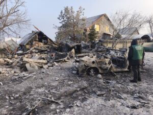 В экоинспекции озвучили последствия вражеских ударов «шахедами» по Шевченковскому району Запорожья вечером 20 января