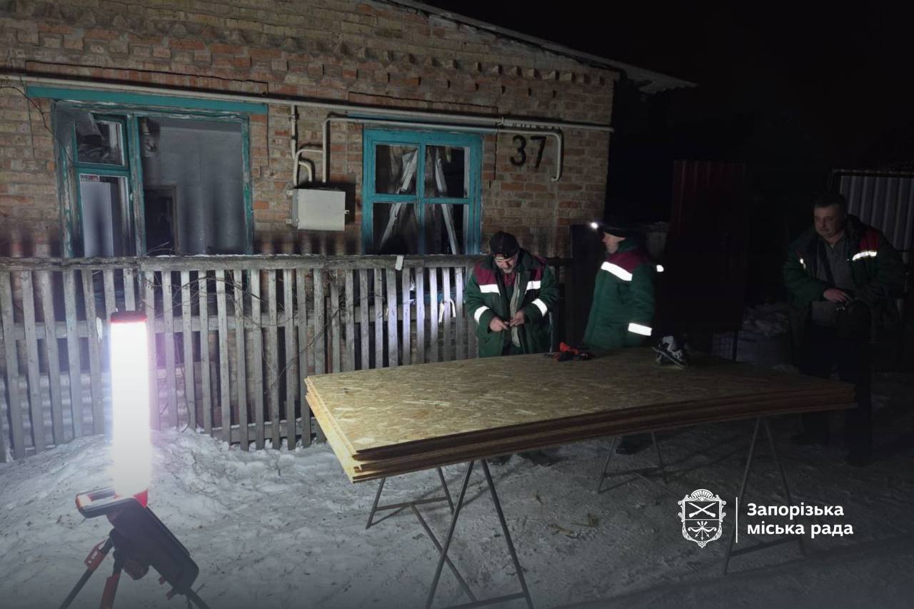 Стало відомо, скільки будинків пошкоджено внаслідок нового удару російського беспілотника по Запоріжжю