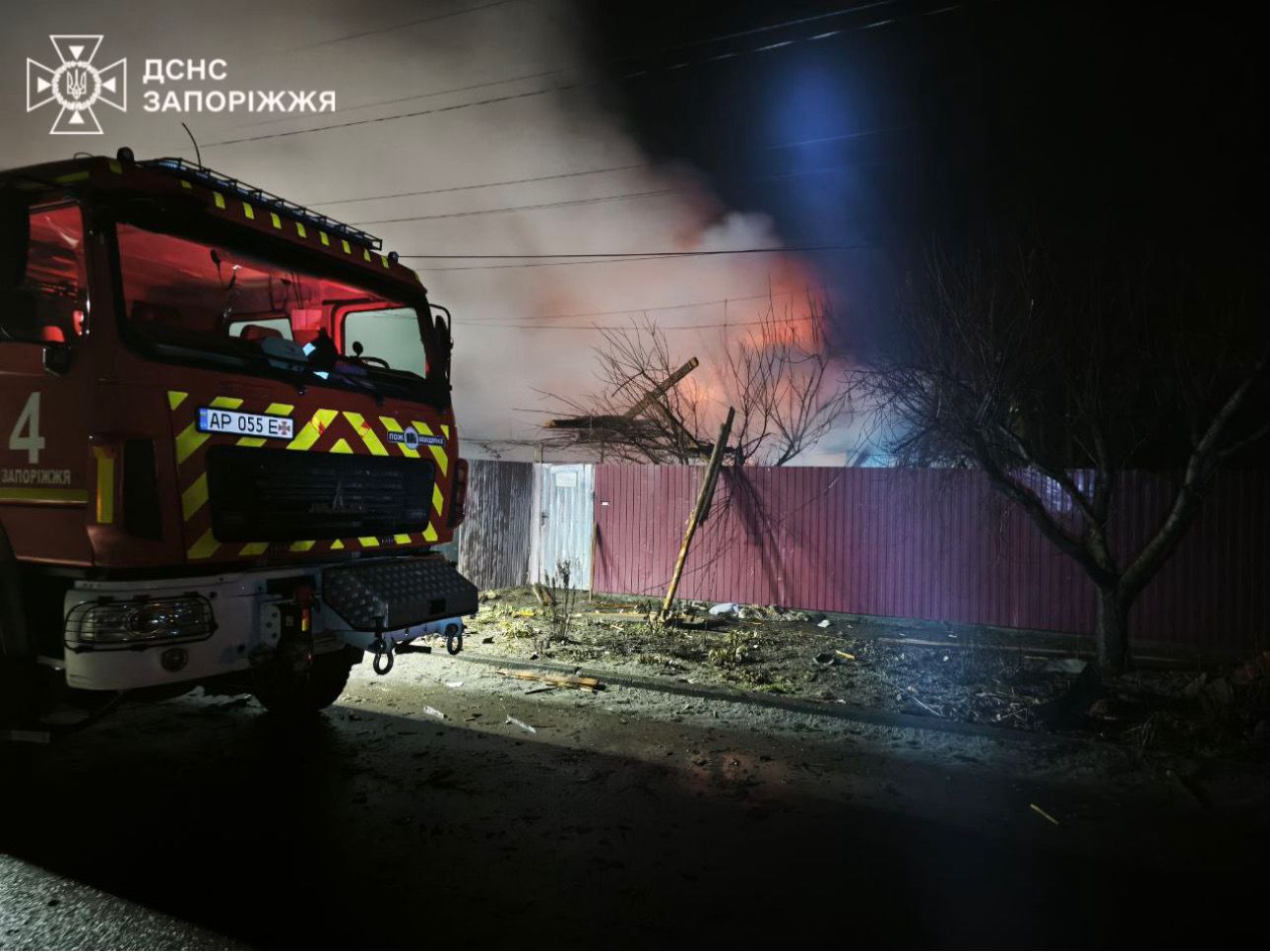 Постраждали чотири людини: росіяни атакували Вільнянськ безпілотниками