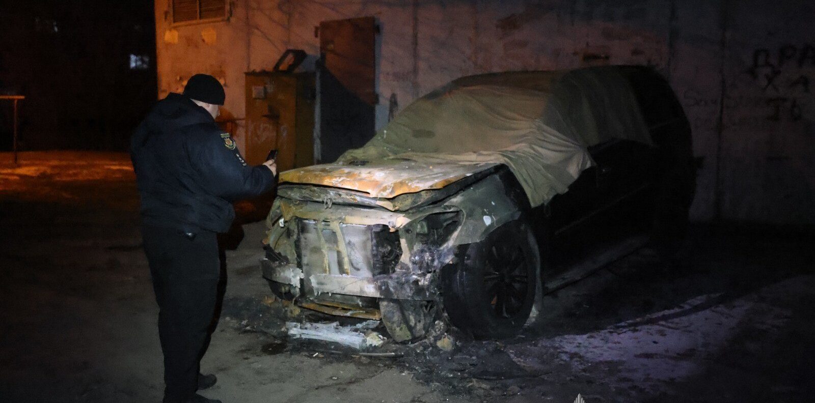У Запоріжжі затримали двох агентів РФ, які підпалили авто військового, — ФОТО