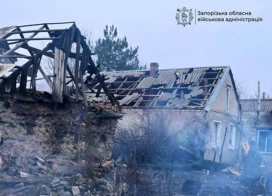 Поранено двоє людей: ворог завдав 624 удари по Запорізькій області