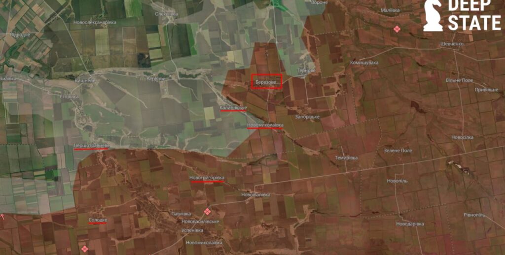 Ситуація на фронті: Сили оборони зачищають території на стику Запорізької та Дніпропетровської областей