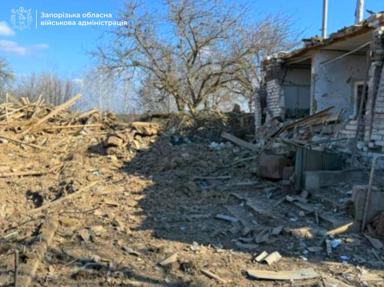 Росіяни вдарили по Запорізькому району: поранено 65-річного чоловіка