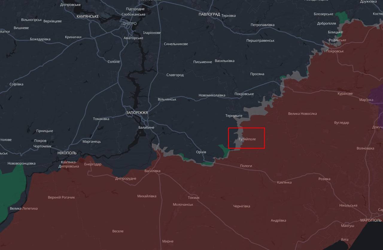 Скориставшись туманом росіяни намагались наступати на Запорізькому напрямку
