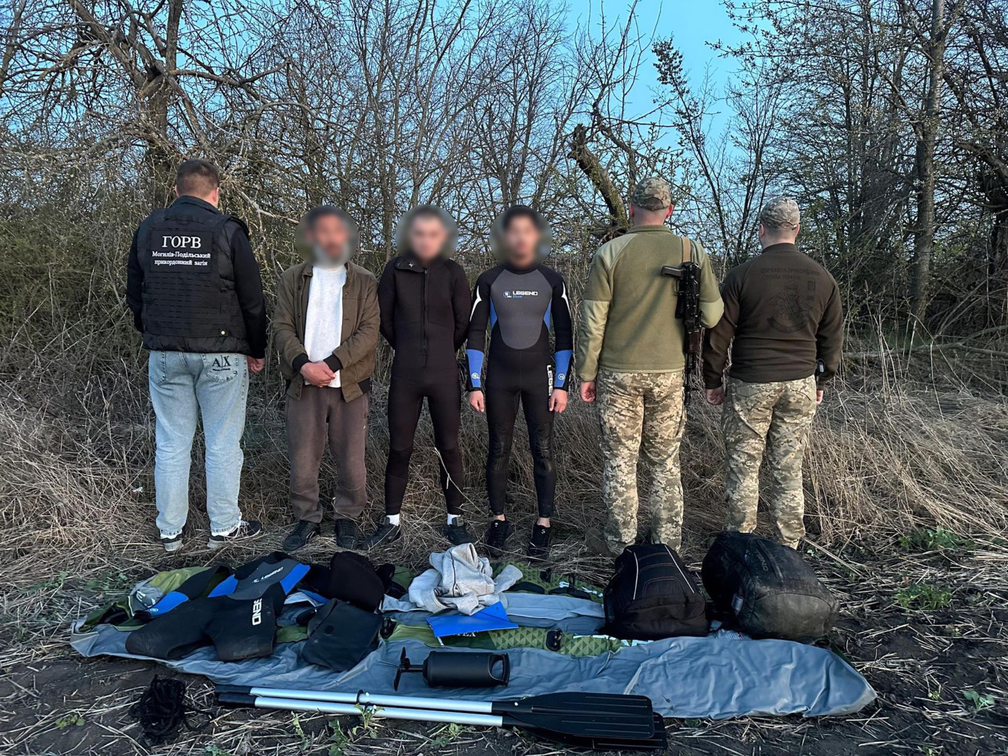 Трое жителей Запорожской области пытались незаконно пересечь границу