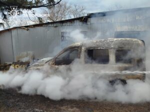Горели машины, учебное заведение и гаражи в Запорожье и области из-за вражеских попаданий, — ФОТО