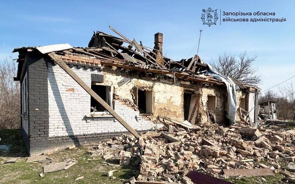 Поранено двох людей: під ворожими ударами були 45 міст та сіл Запорізької області