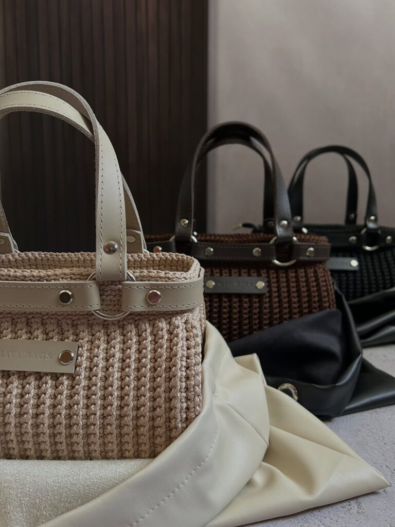Вязаные сумки ручной работы MAVA|BAGS из Запорожья