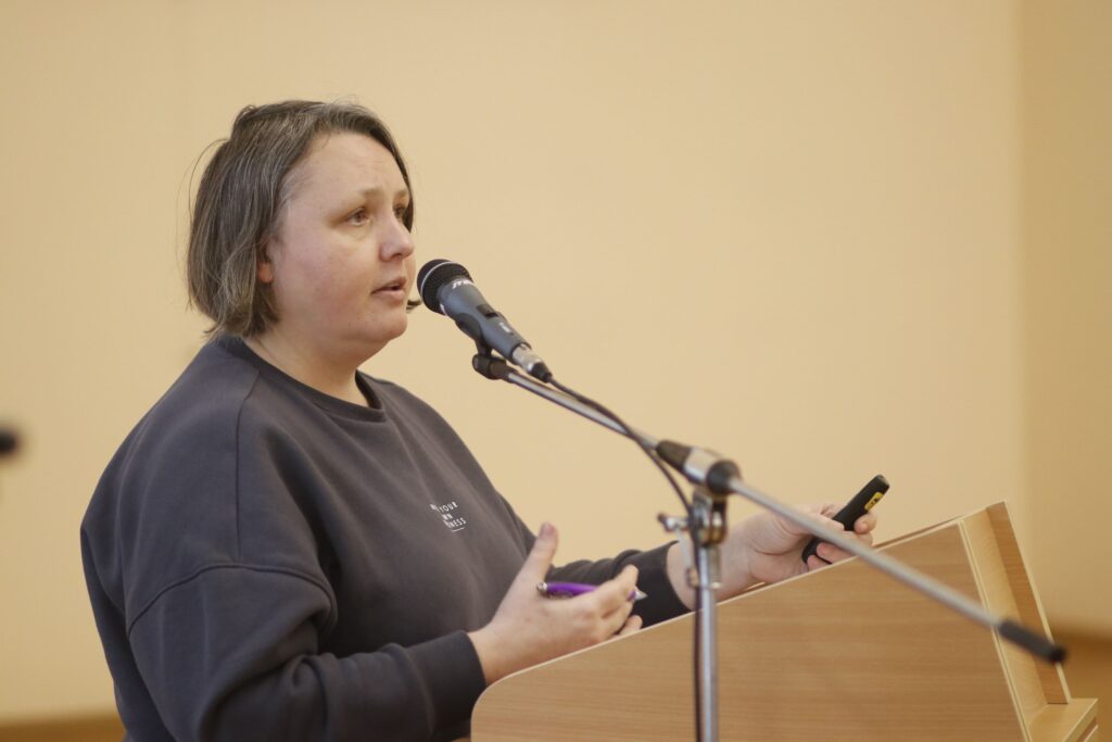 Проректорка Запорізького національного університету Олена Тупахіна.