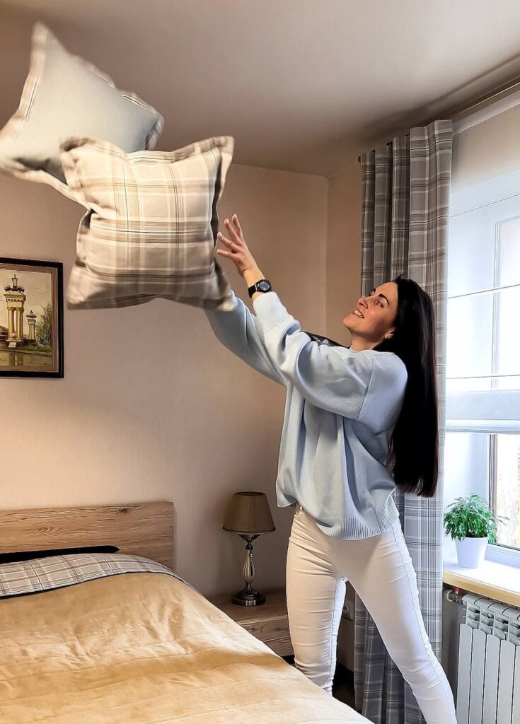 Катерина Сіліна, власниця студії з пошиття штор Vals Decor