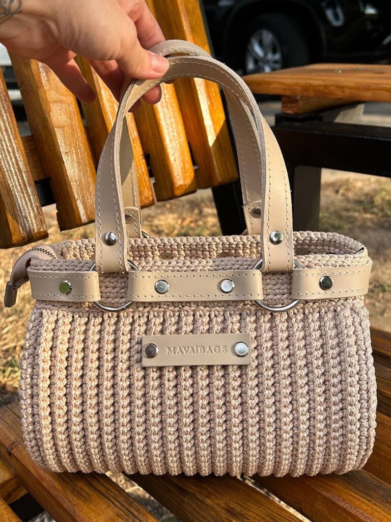Вязаные сумки ручной работы MAVA|BAGS из Запорожья