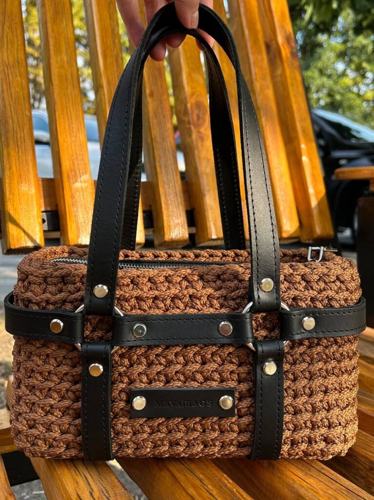 Вязаные сумки ручной работы MAVA|BAGS из Запорожья