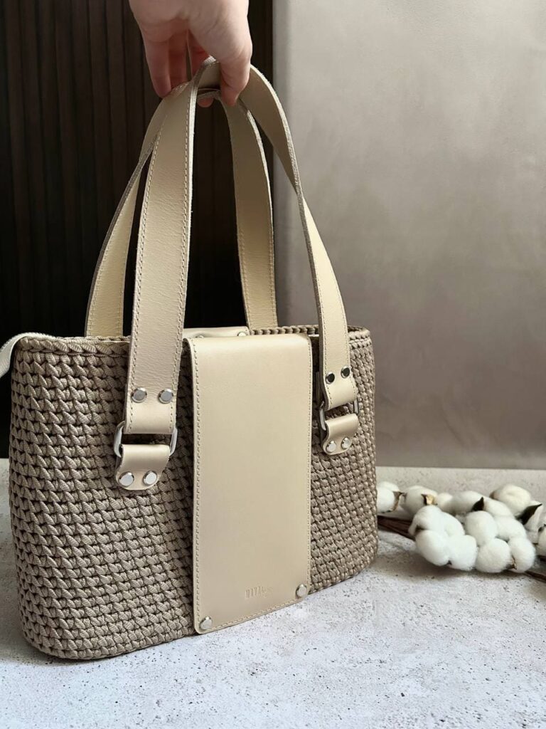 Вязаные сумки ручной работы MAVA|BAGS из Запорожья