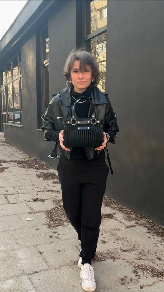Марина Витвицкая, вязаные сумки ручной работы MAVA|BAGS из Запорожья