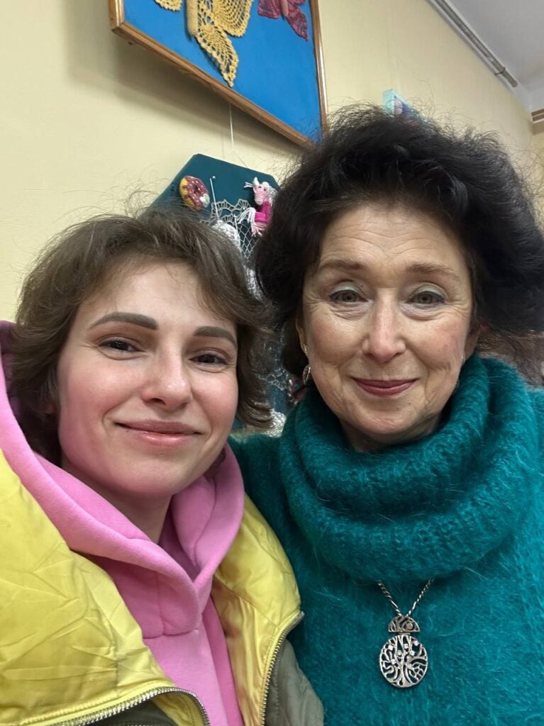 Марина Витвицкая вместе с Ольгой Федоровной Пилипенко