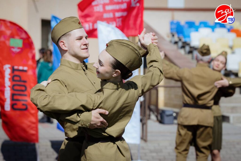 Мелітополь, стадіон «Спартак», забіг, присвячений «Дню перемоги».
