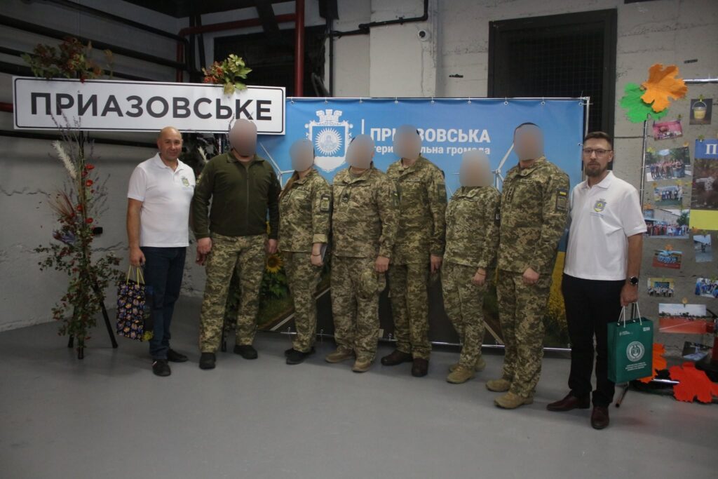 Защитники из Приазовской поселковой громады Запорожской области