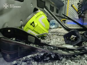 Росіяни вдарили по рятувальниках коли вони ліквідували пожежу в Запоріжжі