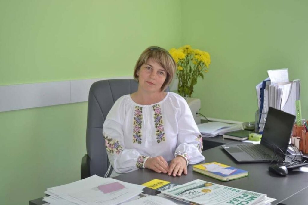 Сільська голова Михайло-Лукашівської громади Олена Байдукова.
