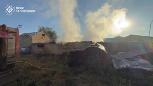 У Запоріжжі та передмісті сталося 10 пожеж через російські атаки