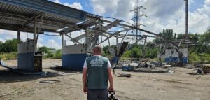 Отходы разрушений на значительной площади: в Заводском районе Запорожья зафиксировали последствия вчерашнего российского удара, — ФОТО