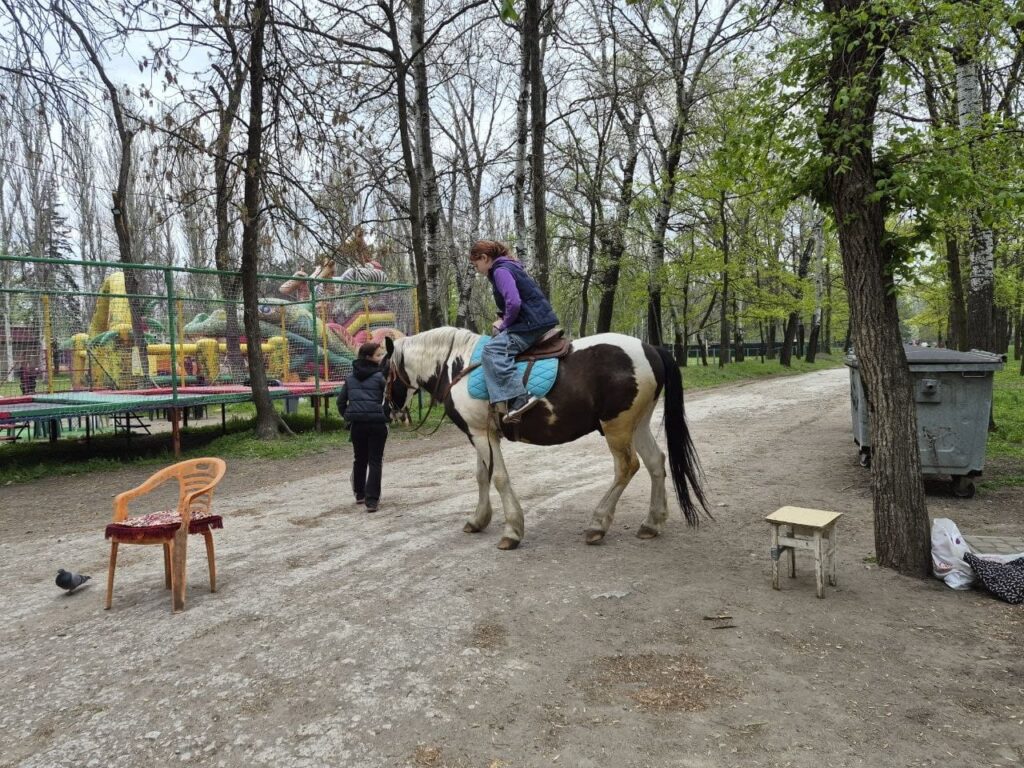 Інеса Юркевич верхова їзда та іпотерапія в Запоріжжі