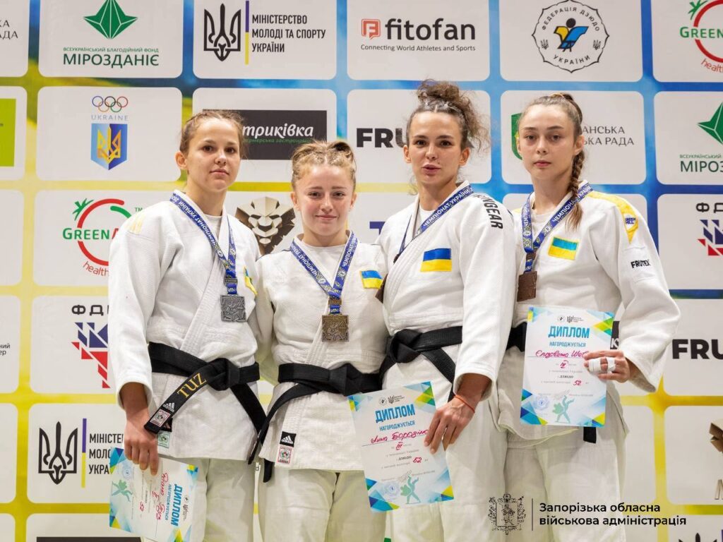 Запорізькі дзюдоїсти вибороли три нагороди на чемпіонаті України та увійшли до п’ятірки найкращих (ФОТО)