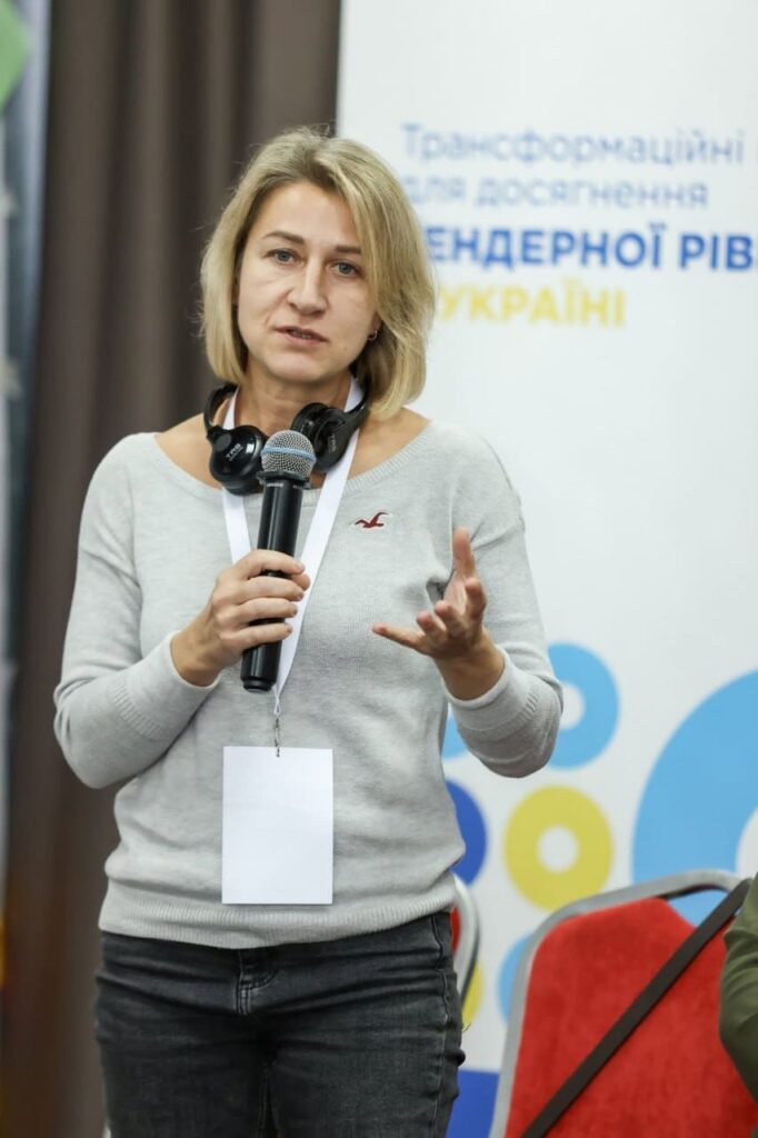 Голова громадської організації «Укрпростір» Наталя Селюкова.