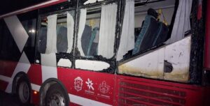 Вночі ворог вкотре вдарив по автобусу у Запоріжжі