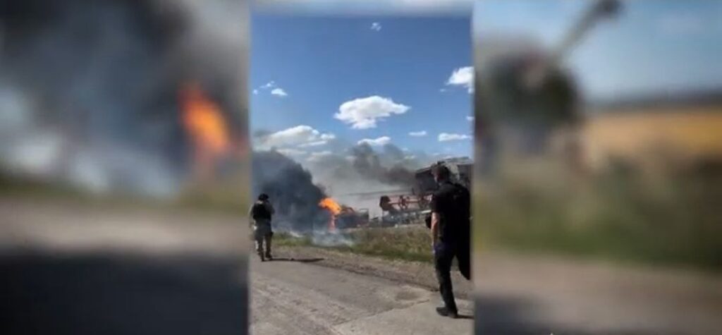 Ворожий fpv-дрон вдарив по комбайну в Запорізькому районі: одна людина загинула та ще одна поранена