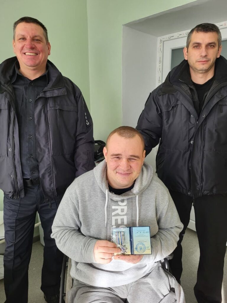 Поліцейський-ветеран із Запоріжжя Олег Булгаков після важкого поранення проходив лікування та реабілітацію.