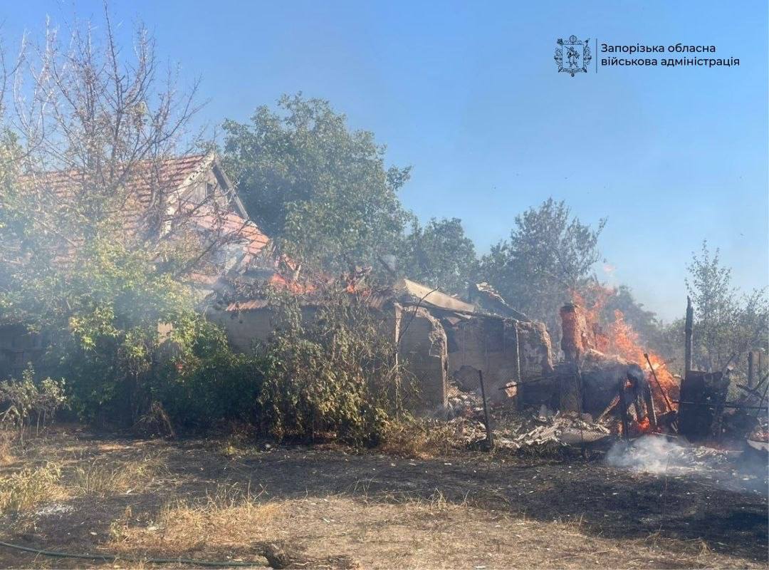 Два человека погибли и один ранен: враг нанес 1095 ударов по Запорожской области