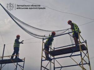 В Запоріжжі посилюють захист модульного містечка, — ФОТО